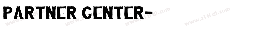 Partner Center字体转换